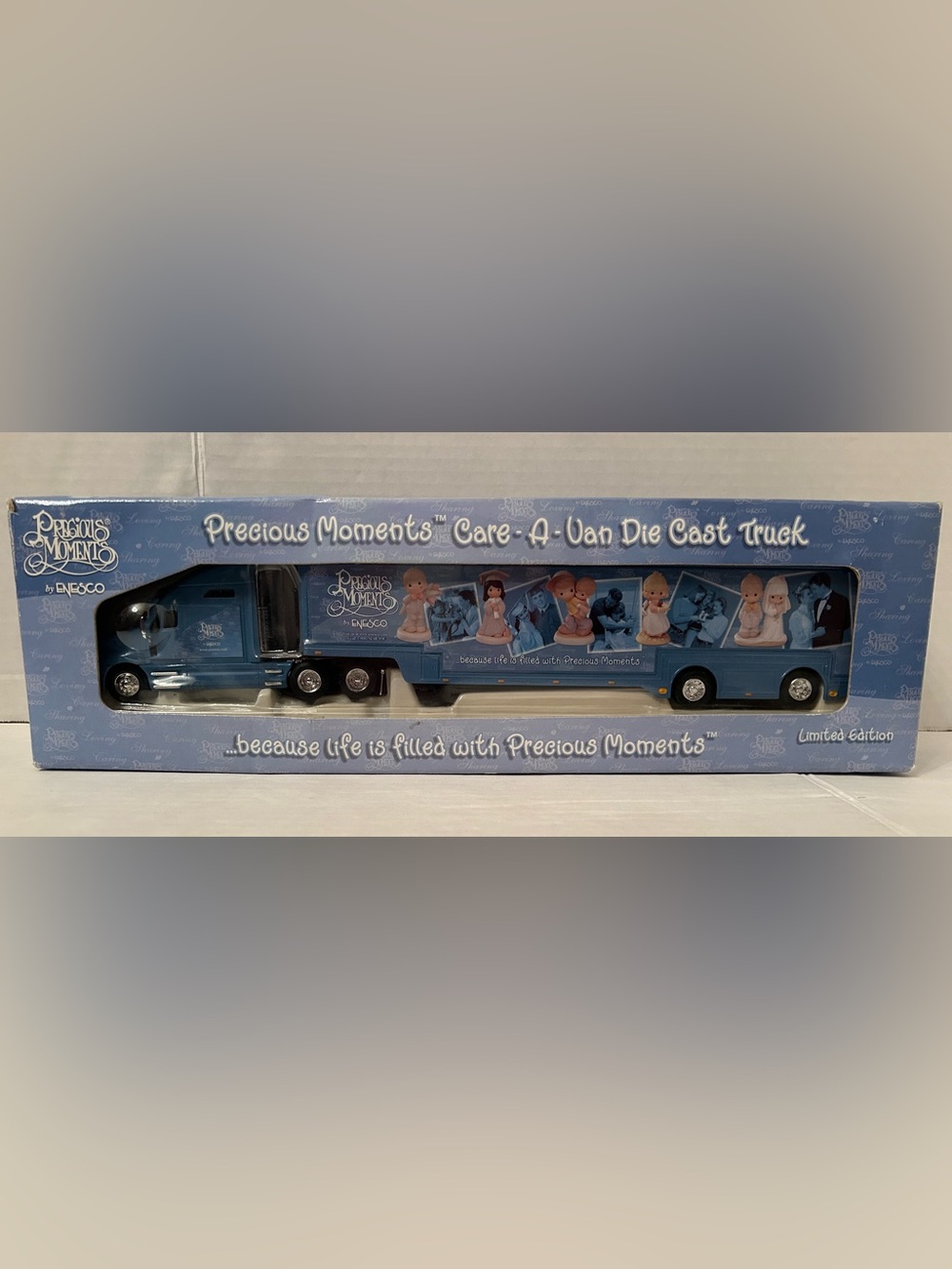 Precious Moments Blue Care-A-Van Die Cast Truck - Limited Edition